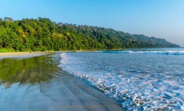 Trip to Havelock Island serene beach with turquoise waves